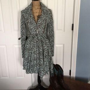 Teal and brown Jacket/duster❤️